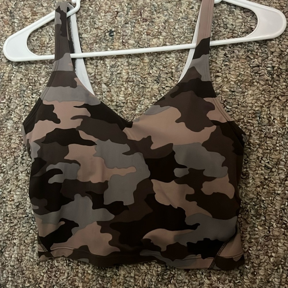 Lululemon camo align tank size 4